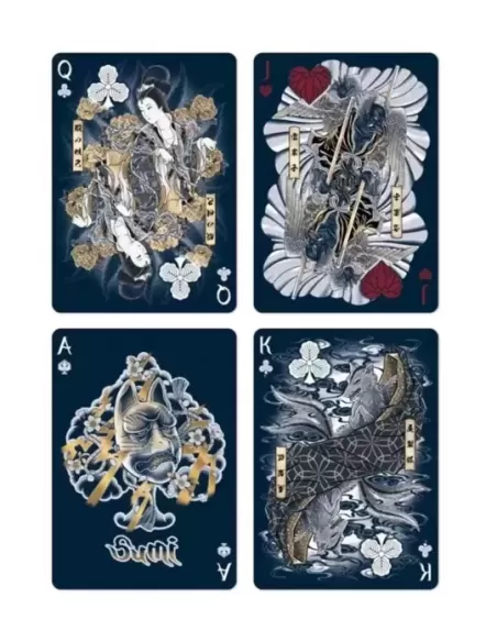 Sumi Kitsune Myth Maker Blue – Cărți de joc premium | Emagie.ro