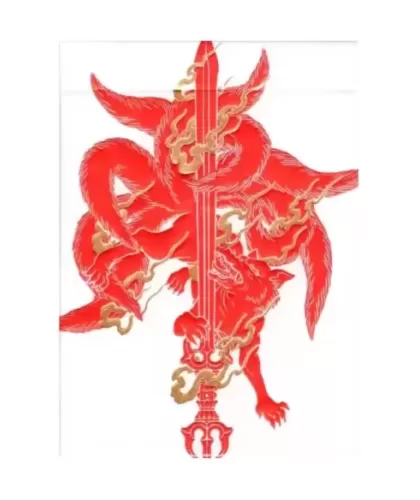 Sumi Kitsune Tale Teller Craft Letterpressed Tuck – Cărți de joc premium | Emagie.ro