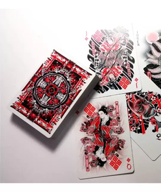 Sumi Kitsune Tale Teller Craft Letterpressed Tuck – Cărți de joc premium | Emagie.ro