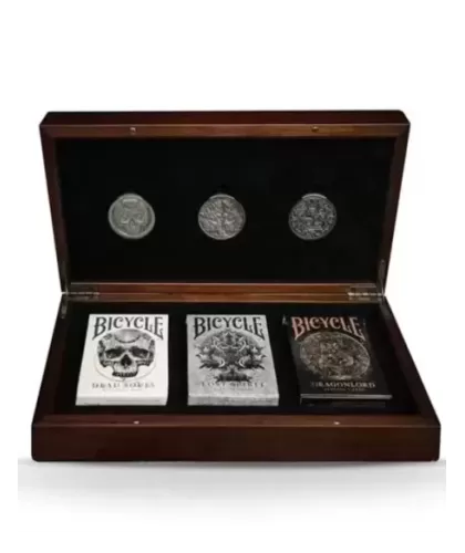 Apocalypse Bicycle Wooden Box Set – Cărți de joc premium | Emagie.ro