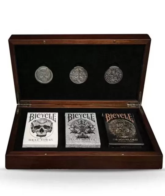 Apocalypse Bicycle Wooden Box Set – Cărți de joc premium | Emagie.ro
