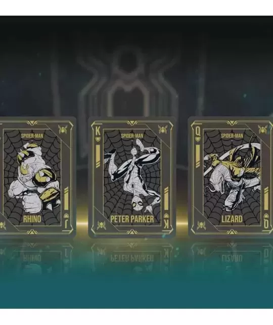 Spider-Man Black & Gold – Cărți de joc premium | Emagie.ro