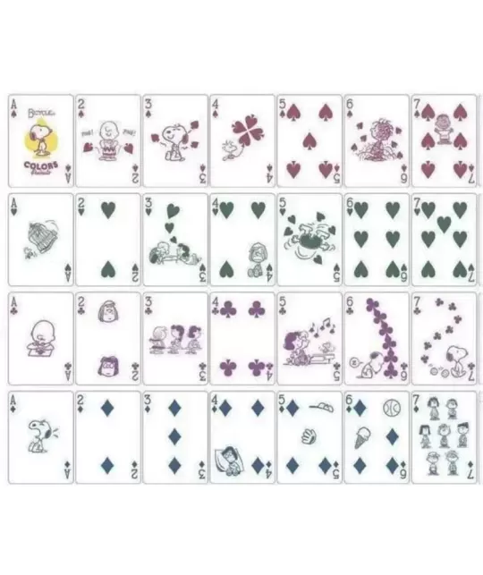 Bicycle Colors of Peanuts – Cărți de joc premium | Emagie.ro