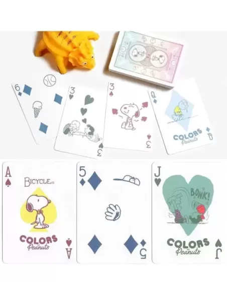 Bicycle Colors of Peanuts – Cărți de joc premium | Emagie.ro