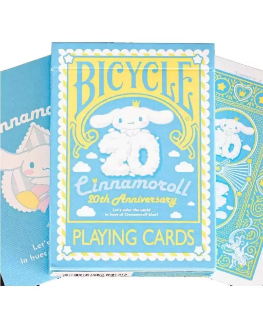 Bicycle Cinnamoroll 20th Anniversary – Premium Playing Cards | Emagie.ro
