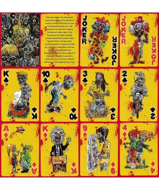 Bicycle EveRydAy zomBIES – Artistic playing cards | Emagie.ro