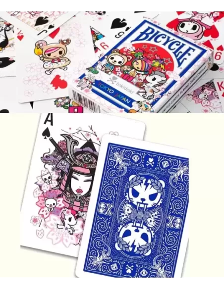 Bicycle Tokidoki Sports Blue – Cărți de joc premium | Emagie.ro