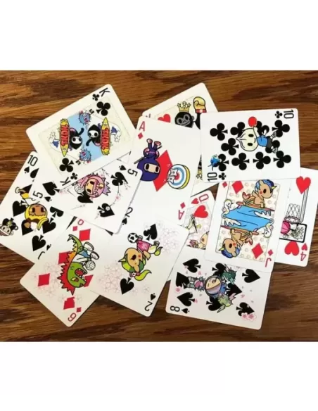 Bicycle Tokidoki Sports Blue – Cărți de joc premium | Emagie.ro