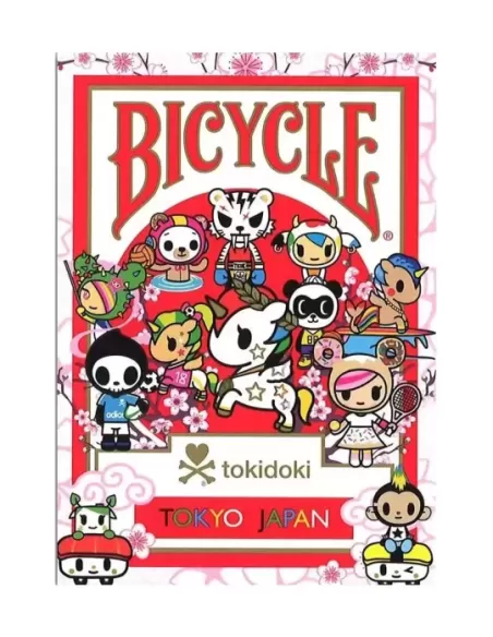 Bicycle Tokidoki Sports Red – Cărți de joc premium | Emagie.ro