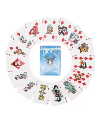 Bicycle Tokidoki v3 Blue – Cărți de joc premium | Emagie.ro