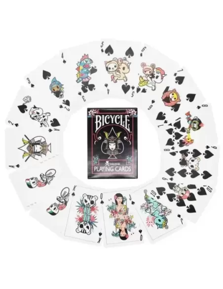 Bicycle Tokidoki v3 Black – Cărți de joc premium | Emagie.ro