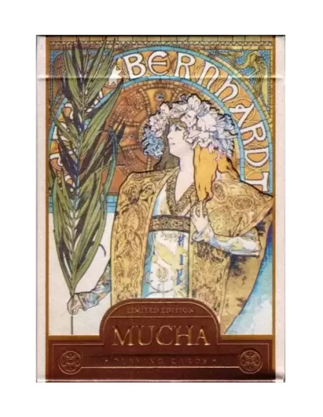 Mucha Gismonda Standard Gold Edition – Premium Playing Cards | Emagie.ro