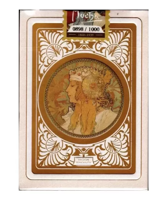 Mucha Gismonda Standard Gold Edition – Premium Playing Cards | Emagie.ro