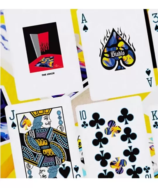 Ultra Diablo Blue by Gemini – Premium Playing Cards | Emagie.ro