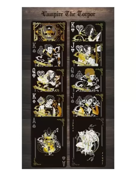 Vampire The Torpor Black – Premium Playing Cards | Emagie.ro