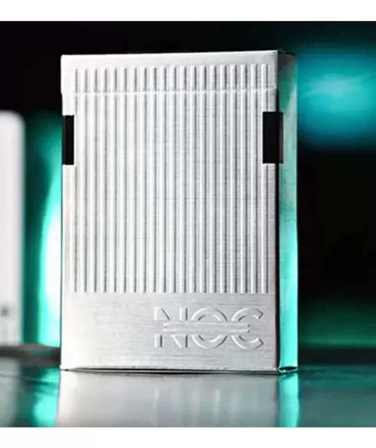 Limited NOC3000X3 Silver Teal – Cărți de joc premium | Emagie.ro