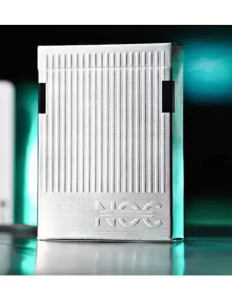 Limited NOC3000X3 Silver Teal – Cărți de joc premium | Emagie.ro