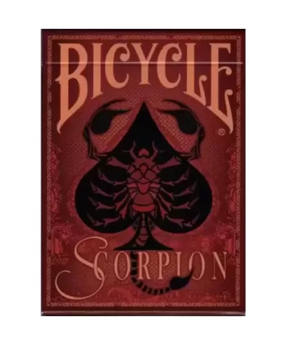 Bicycle Scorpion Red – Cărți de joc premium | Emagie.ro