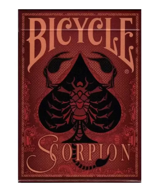 Bicycle Scorpion Red – Cărți de joc premium | Emagie.ro