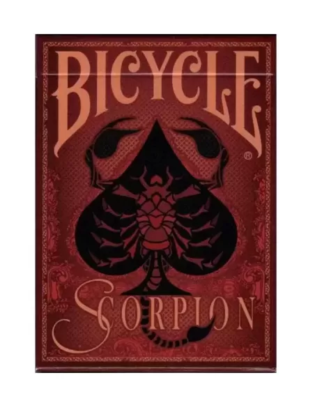 Bicycle Scorpion Red – Cărți de joc premium | Emagie.ro