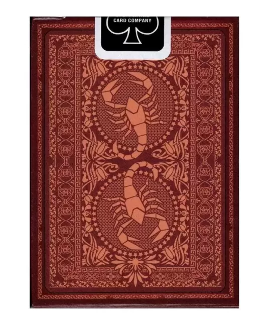 Bicycle Scorpion Red – Cărți de joc premium | Emagie.ro