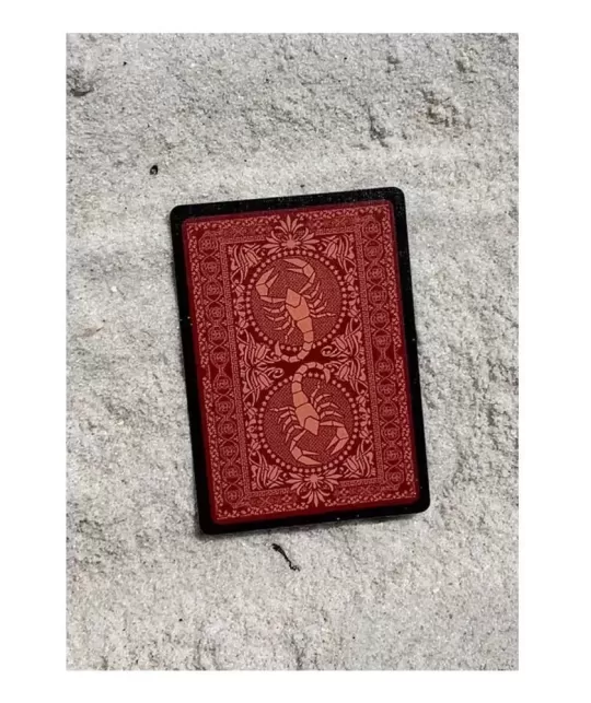 Bicycle Scorpion Red – Cărți de joc premium | Emagie.ro