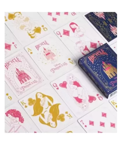 Bicycle Disney Princess Navy – Cărți de joc premium | Emagie.ro