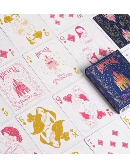 Bicycle Disney Princess Navy – Cărți de joc premium | Emagie.ro