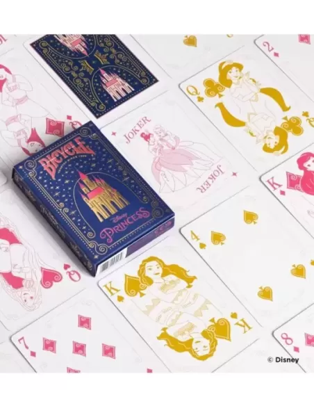 Bicycle Disney Princess Navy – Cărți de joc premium | Emagie.ro