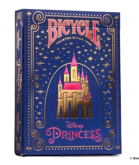 Bicycle Disney Princess Navy – Cărți de joc premium | Emagie.ro