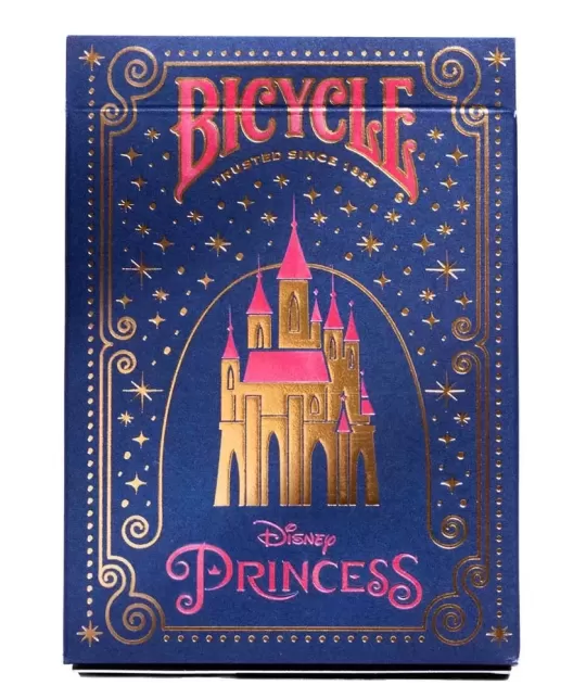 Bicycle Disney Princess Navy – Cărți de joc premium | Emagie.ro