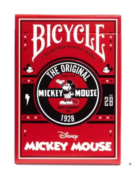 Bicycle Disney Classic Mickey Mouse Red – Cărți de joc premium | Emagie.ro