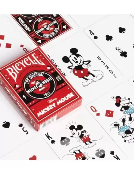 Bicycle Disney Classic Mickey Mouse Red – Cărți de joc premium | Emagie.ro
