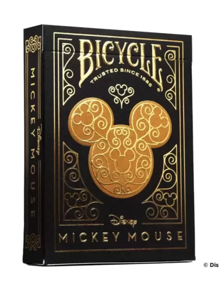 Bicycle Disney Mickey Mouse Black and Gold – Cărți de joc premium | Emagie.ro