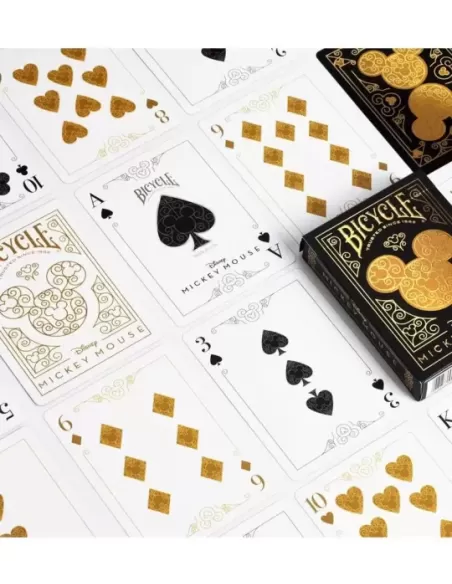 Bicycle Disney Mickey Mouse Black and Gold – Cărți de joc premium | Emagie.ro