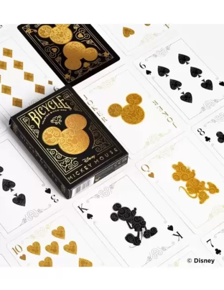 Bicycle Disney Mickey Mouse Black and Gold – Cărți de joc premium | Emagie.ro
