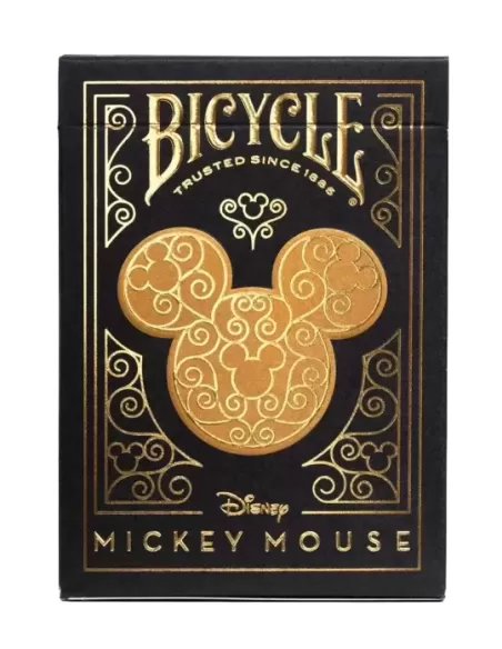 Bicycle Disney Mickey Mouse Black and Gold – Cărți de joc premium | Emagie.ro