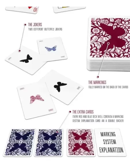 Butterfly Playing Cards Workers Edition Blue – Cărți de joc premium | Emagie.ro