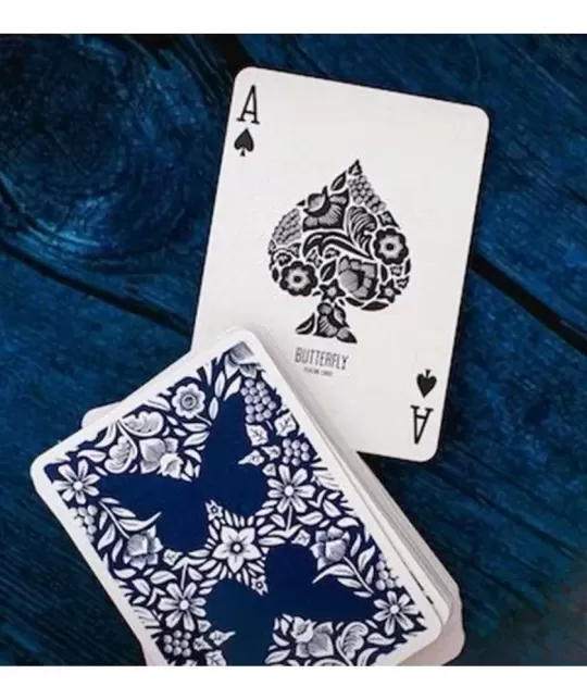 Butterfly Playing Cards Workers Edition Blue – Cărți de joc premium | Emagie.ro