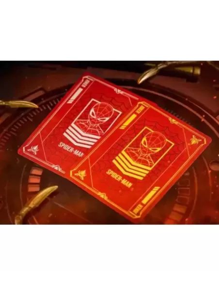 Spider-Man Iron Spider Armor Crimson – Premium Playing Cards | Emagie.ro
