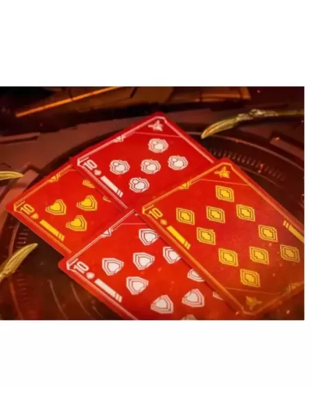 Spider-Man Iron Spider Armor Crimson – Premium Playing Cards | Emagie.ro