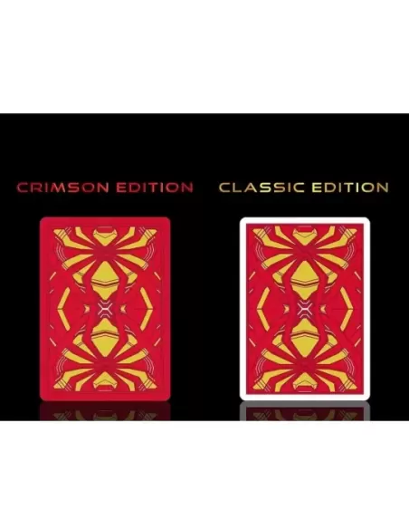 Spider-Man Iron Spider Armor Crimson – Premium Playing Cards | Emagie.ro