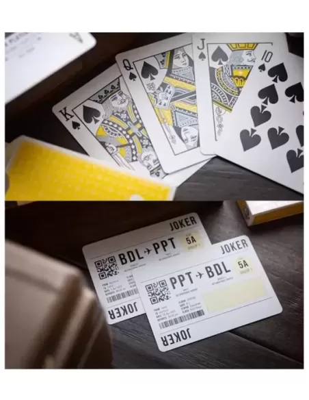 Lounge in Taxiway Yellow – Cărți de joc premium | Emagie.ro