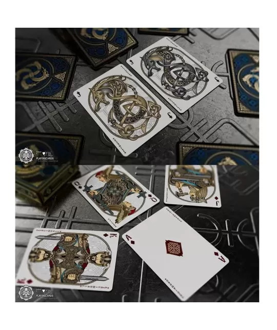 Valhalla Viking Sapphire Standard – Cărți de joc premium | Emagie.ro