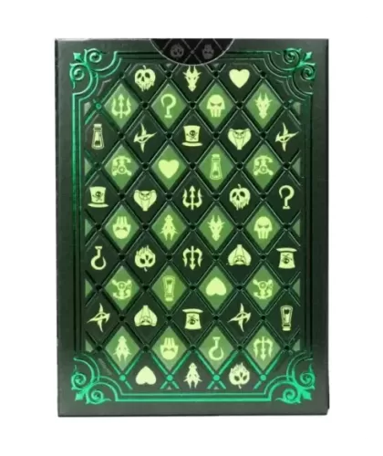 Bicycle Disney Villains Green – Cărți de joc premium | Emagie.ro