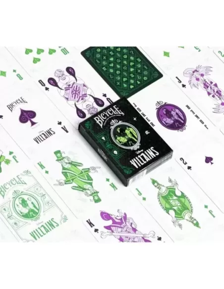 Bicycle Disney Villains Green – Premium Playing Cards | Emagie.ro