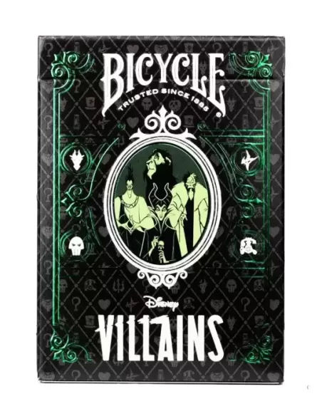 Bicycle Disney Villains Green – Premium Playing Cards | Emagie.ro