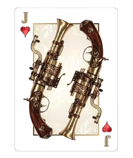 Victorian Steampunk Silver – Cărți de joc premium | Emagie.ro