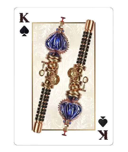 Victorian Steampunk Silver – Cărți de joc premium | Emagie.ro