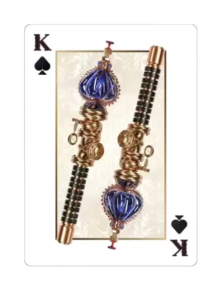 Victorian Steampunk Silver – Cărți de joc premium | Emagie.ro